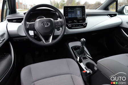 2021 Toyota Corolla Apex, interior